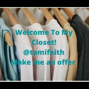 Welcome to my closet!